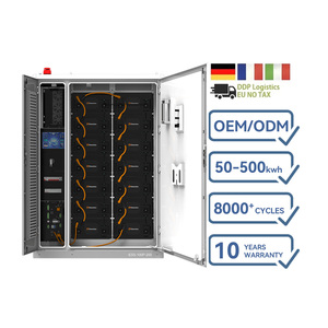 Batería de litio Dawnice 100kwh 200kwh 215kwh Gabinete de batería Almacenamiento de energía industrial y comercial para la escuela - Product Image 1