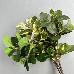 Chi nhánh duy nhất Nhân Tạo Hoa douban lá mềm cao su màu xanh lá cây thực vật trang trí nhà trồng hoa Đồ trang trí cho đám cưới cảnh quan - Product Image 3