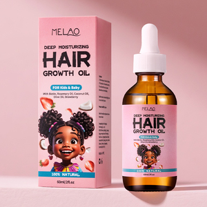 Aceite para el Crecimiento del Cabello para Niños con Fórmula Natural para el Cuidado del Cuero Cabelludo y Anticaída del Cabello con Logotipo Personalizado - Product Image 1
