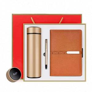 Novedades 2025, Regalos Promocionales para Empresas, Artículos de Marketing Corporativo, Set de Regalo con Cuaderno y Paraguas, Logotipo Personalizado Bordado - Product Image 1