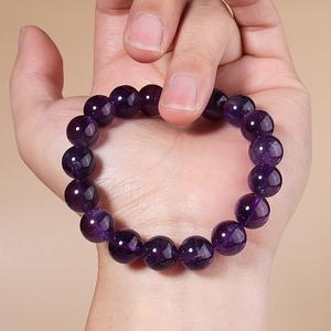 <span class=keywords><strong>Bracelet</strong></span> en améthyste brésilienne de 8mm en gros <span class=keywords><strong>Bracelet</strong></span> en perles de pierre naturelle <span class=keywords><strong>Bracelet</strong></span> en quartz pour hommes et femmes - Product Image 6