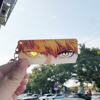 Porte-clés en acrylique créatif DIY, œil d'anime, sangle, marchandise fabriquée par les fans, Yoichi Isagi, porte-clés transparent
