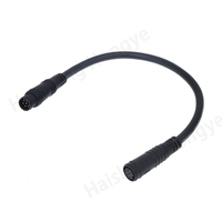 Câble d'extension Julet Ebike mâle-femelle 2/3/4/5/6 broches avec connecteur étanche pour affichage, accélérateur et frein