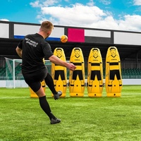 Mannequin gonflable de gardien de but de football professionnel en PVC de 0,6 mm, mannequin de football pour l'entraînement sportif