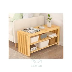 Zapatero de Bambú Moso de 1 Nivel, Organizador de Zapatos Largo y Duradero, Mueble Moderno para Sala de Estar, Banco Zapatero - Product Image 2