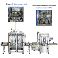 Ligne Automatique de Remplissage de Sauce Pompe à Rotor Visseuse Servo Bocaux en Verre Confiture Beurre de Cacahuète CIP