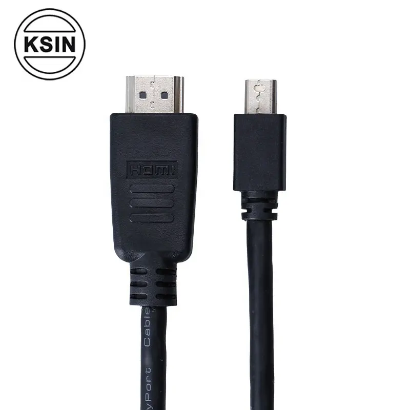 Mini Display Port To HDMI Hot Sale Item Mini Dp Male To Hdmi Male High Definition Cable Mini Dp To HDMI Cable