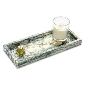 Premium Handmade Marble Bathroom Display Tray for Soap, Candles, Towels and Hotel Style <b>Vanity</b> Decor By AALIYAN IMPEX - Product Image 1