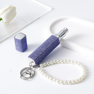 10Ml Sang Trọng Rhinestone Kim Cương Xách Tay Mini Chất Lỏng Mẫu Nước Hoa Phun Tự Động Injectable Refillable Rỗng Sub Chai - Product Image 2