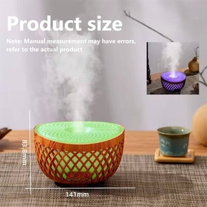 Diffuseur ultrasonique d'aromathérapie de bureau, nouvelle machine de pulvérisation de 320 ml, source d'usine en gros, 30 dB, double sortie de brume - Product Image 3