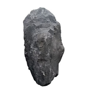 Duurzaam Zwart Bergsteen Ornament Groot Formaat Buitenlandschap <span class=keywords><strong>Aquarium</strong></span> Decoratieve Steen Voor Wegbestrating Landschapsarchitectuur - Product Image 4
