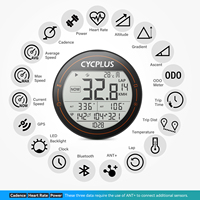 Speedometer Sepeda Komputer Sepeda Tanpa Kabel dengan Gps