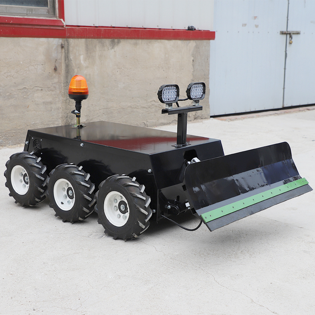Remote Control Snow Pusher Automatic Robot Snow Blower Rechargeable Snow Pusher