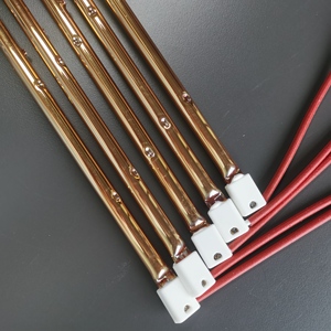 China Factory Gold <strong>Element</strong> <strong>Infrared</strong> 2000W <strong>Quartz</strong> Heating Tube <strong>Halogen</strong> Heating Lamp - Product Image 4