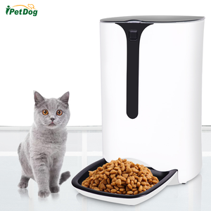 automático alimentador de mascotas perro gato dispensador de comida Estación de temporizador plato alimentar - Product Image 1