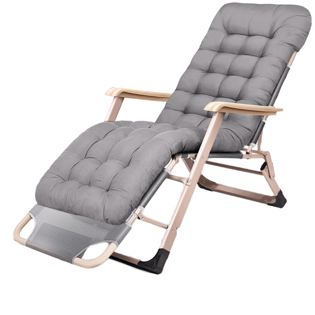 Adjustable Zero Gravity Chairs Foldable Sleeping Bed Tanning Lie Flat Office Outdoor Leisure Chair with Breathable Mesh Backrest