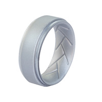 Bague en silicone unie, respirante, pour le sport, la gym, les activités de plein air, les mariages, style minimaliste, étanche, cadeau