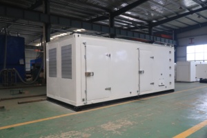 Groupe électrogène super silencieux personnalisable Outev 2000 kW, conteneur 40 pieds, 5000 kW, 400 V/480 V 60 Hz pour chantiers de construction et données - Product Image 2