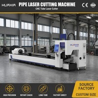 Mesin Pemotong Laser Tabung untuk Furnitur Otomotif Konstruksi Struktur Baja Pemotongan Pipa Persegi CNC Fiber Laser High AI