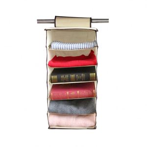 Eco-friendly Storage Box Competitive Price <b>Nursery</b> Organizer 30x30x80cm Shelves Closet Hanging Underwear Organizer - Product Image 3