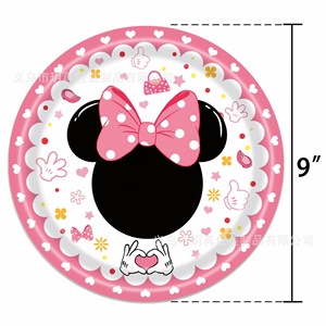 Servilletas de Papel con Temática Alegre de <span class=keywords><strong>Minnie</strong></span> Mouse para Fiesta de Cumpleaños Infantil - Product Image 3