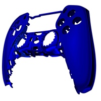 Coque pour manette PS5 - Faceplate rose chromée électrolytique, brillance de haute qualité