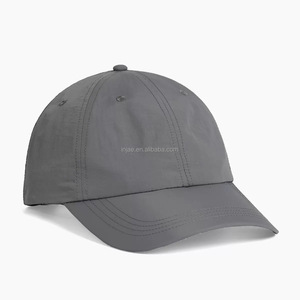 Custom Logo Waterproof Breathable Quick Dry Nylon Baseball Cap Wholesale Unstructured Soft Top <b>Dad</b> <b>Hat</b> for Outdoor Sport - Product Image 3