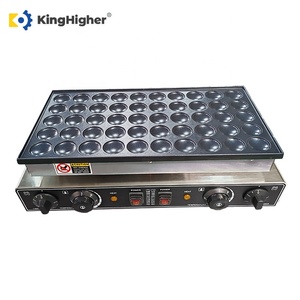 Thương mại 50 lỗ mini điện Pancake Dorayaki Maker không dính nhỏ Snack nấu ăn thiết bị cho bánh sử dụng - Product Image 3