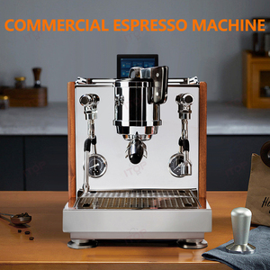 Máquina de Café Espresso Comercial para Uso en Hoteles, Semiautomática, Control PID, Caldera Doble Francesa, Cabezal de Preparación E61, Bomba Rotativa - Product Image 3