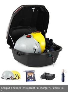 Cajas traseras de motocicleta grandes gruesas universales de venta al por mayor de fábrica, maletero de coche eléctrico, respaldo impermeable colorido - Product Image 2