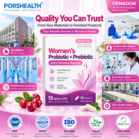 Capsules Probiotiques OEM pour Femmes avec Canneberge 15 Milliards pour l'Équilibre Féminin, le Bien-être Digestif et le Soutien à la Ménopause – Marque Privée