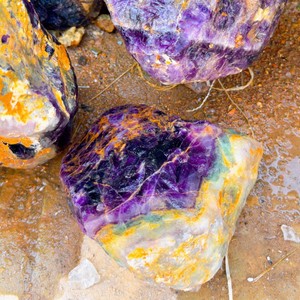 Grande Blocco di Fluorite Viola Naturale Grezza, Ornamenti in Pietra, Collezione di Minerali Grezzi, Pietre Rare per Apprezzamento - Product Image 3