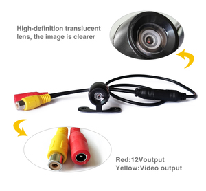 Mới Nhỏ Bướm Mini Không Thấm Nước Máy Ảnh Xe Máy Ảnh HD Tầm Nhìn Ban Đêm Rear-View Ngược - Product Image 4