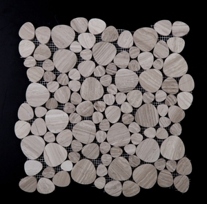 Shihui Retro tự nhiên Pebble đá khảm gạch lát sàn không thường xuyên khảm đánh bóng đập vỡ khảm đá cho trang trí nội thất - Product Image 2