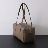 Sac à main de luxe en cuir véritable pour femme, design personnalisé, grande capacité, sac décontracté à porter à l'épaule ou sous le bras