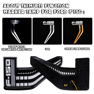 Indicatore di direzione dinamico luce parafango laterale a Led per Ford F150 Raptor 2021 2022 Body Kit F150 <span class=keywords><strong>2010</strong></span> - Product Image 4