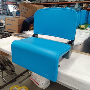 접이식 플라스틱 경기장 의자, 이동식 관람석에 이상적인 플립형 고정 그랜드스탠드 의자 CS-QH01-P - Product Image 6