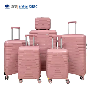 <span class=keywords><strong>Maleta</strong></span> de Viaje Rosa de Gran Capacidad de 20, 24 y 28 Pulgadas, <span class=keywords><strong>Maleta</strong></span> de Cabina Negra de 20 Pulgadas Antirrobo, Set de Equipaje con Ruedas de 3 a 5 Piezas - Product Image 1