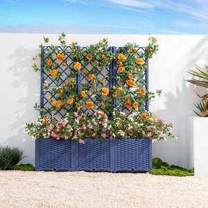 3 uds caja <span class=keywords><strong>de</strong></span> plantación <span class=keywords><strong>de</strong></span> jardín cama <span class=keywords><strong>de</strong></span> flores <span class=keywords><strong>de</strong></span> jardín con cama <span class=keywords><strong>de</strong></span> enrejado - Product Image 3