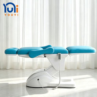 Fauteuil de massage électrique réglable en cuir PU de haute qualité, table d'examen gynécologique pour salon et hôpital
