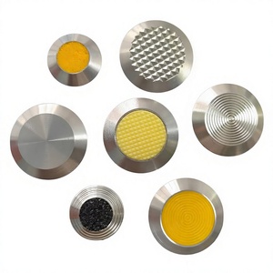 Dalisheng - Indicadores Táctiles para Ciegos, Baldosas de Pavimento, Acero Inoxidable Pulido 304/316, Tachuelas de Carretera, Advertencia de Goma y Latón - Product Image 4