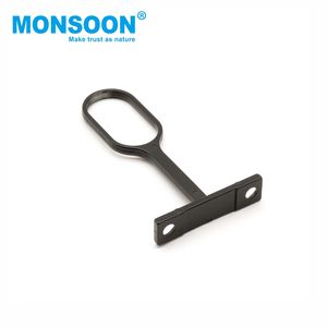 Support de tringle de penderie ovale creux en alliage de zinc pour armoire, support de tube de penderie, support d'extrémité de tringle - Product Image 1