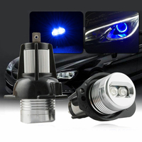 Nouvelles ampoules LED pour voiture, 2 pièces, E90, anneaux halo Angel Eyes, lumière LED 6W, ampoule de positionnement, blanc xénon, pour BMW, feux de jour, 2020