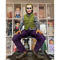Offre Spéciale résine artisanat Heath Ledger Statue DC héros Joker assis modèle statique ornement figurine