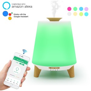 Difusor de Aroma Inteligente con Wifi, <span class=keywords><strong>Humidificador</strong></span> de <span class=keywords><strong>Aceites</strong></span> Esenciales Controlado por la Aplicación Tuya, <span class=keywords><strong>Humidificador</strong></span> con Luz LED de 7 Colores <span class=keywords><strong>para</strong></span> el Hogar y la Habitación - Product Image 1