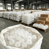 Balle creuse en plastique CPVC, balle polyédrique creuse, résistante aux hautes températures, pour le traitement des gaz corrosifs