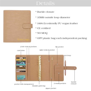 Hongbo bán chạy nhất Saffiano Epi da rộng hơn A5 hàng tuần chương trình nghị sự kế hoạch Như 100 tiết kiệm thách thức cuốn sách cho chia trang với các tab - Product Image 6