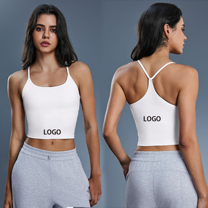 Canotta da Corsa Senza Cuciture per Donne, Top Compressivo Personalizzabile con Logo, Canotta da Yoga con Reggiseno Incorporato - Product Image 2