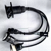 Kabel Konektor Elektronik Inti Tembaga 4P/8P/16P/24P/48P Rakitan Kabel Koneksi ISOBUS untuk Otomotif