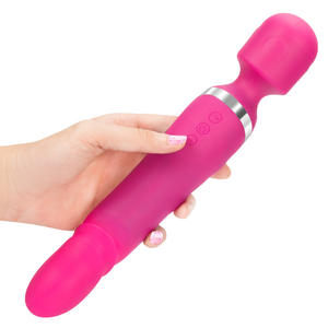 Bâton vibrant chauffant rechargeable à double tête pour masturbation féminine, jouet sexuel pour adultes, vente en gros - Product Image 4